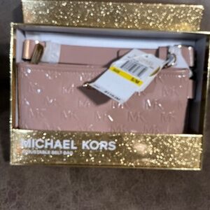 Michael Kors patent belt bag